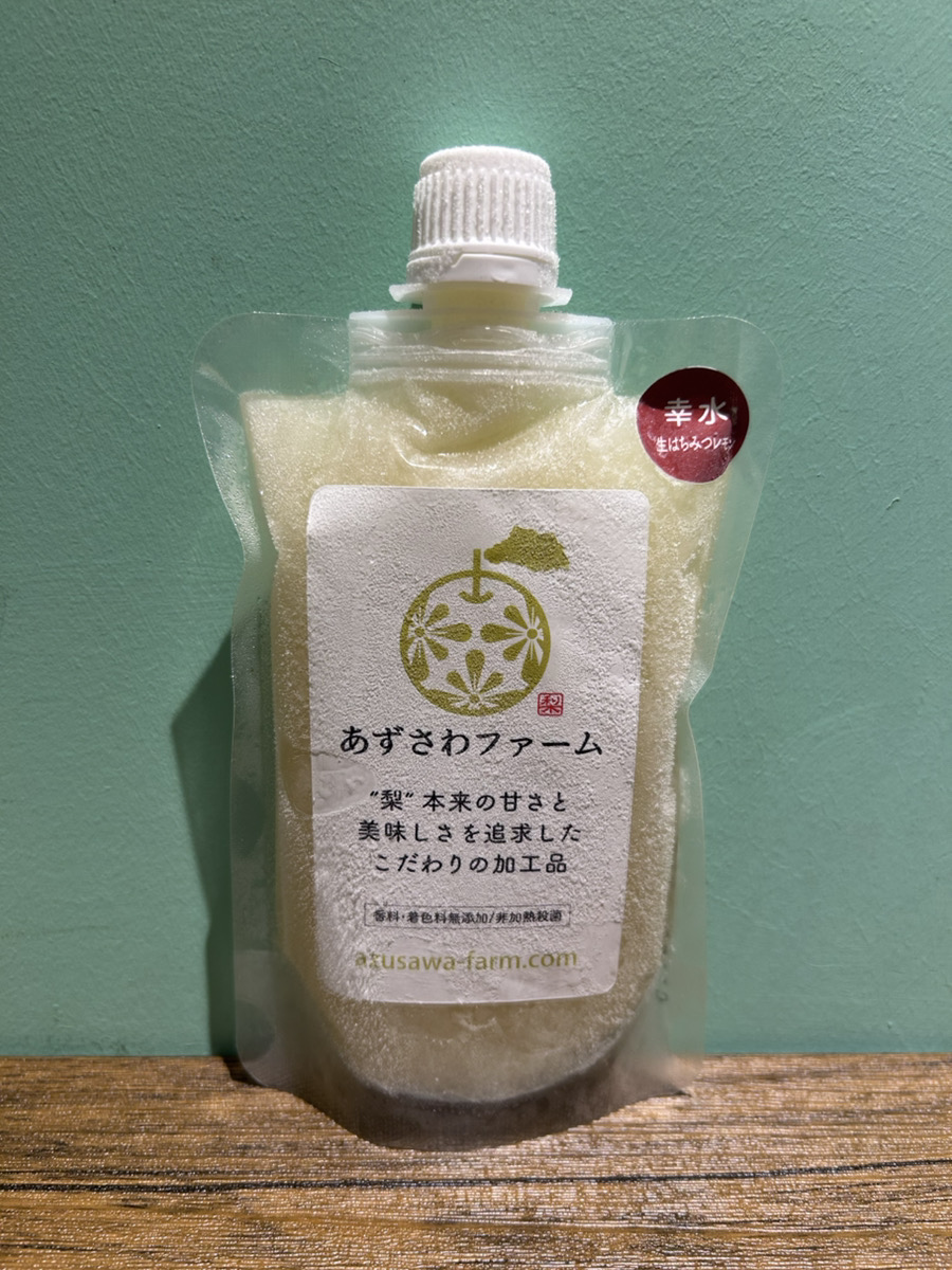 梨はちみつレモン　180g　／株式会社あずさわファーム